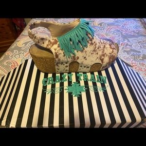 Crazy Train Wedges Size 7